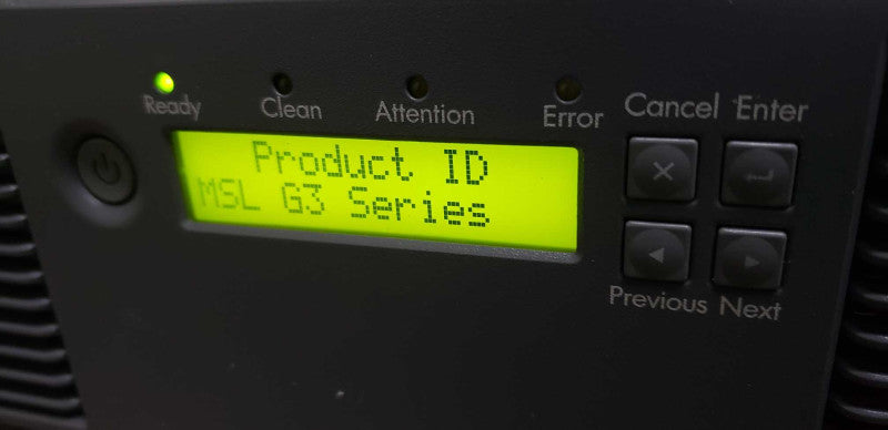HPE Storageworks MSL2024 / LTO-6 Reader / SEE NOTES #