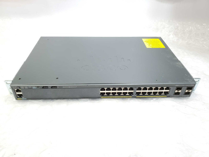 Cisco WS-C2960X-24TS-L 24-Port 10/100/1000 Gigabit Switch )