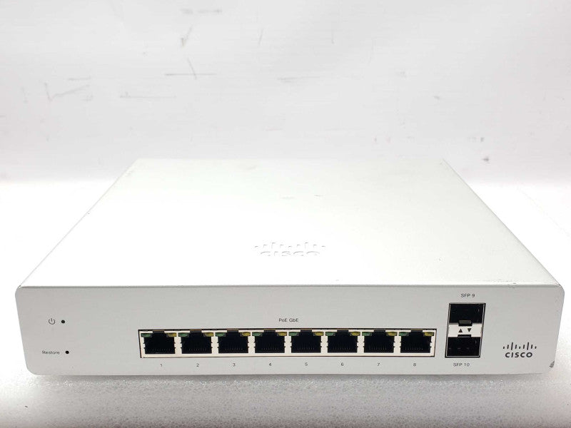 Cisco MerakI MS220-8P-HW 8-Ports Desktop Ethernet Switch - UNCLAIMED _