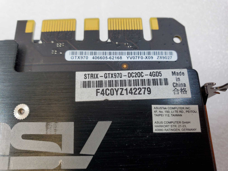 ASUS NVidia GTX 970 Strix 4GB Graphics Card (