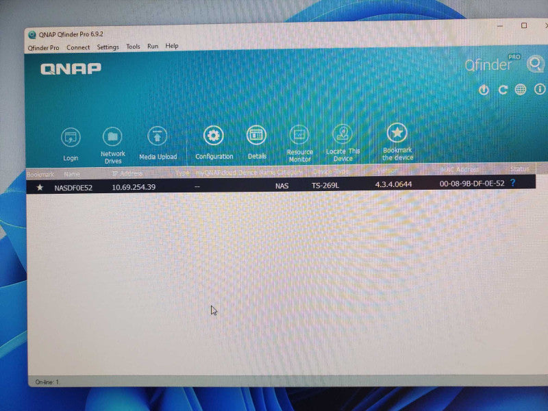 QNAP TS-269L 2-Bay NAS, No HDD, No HDD Caddies, No Power Adapter _