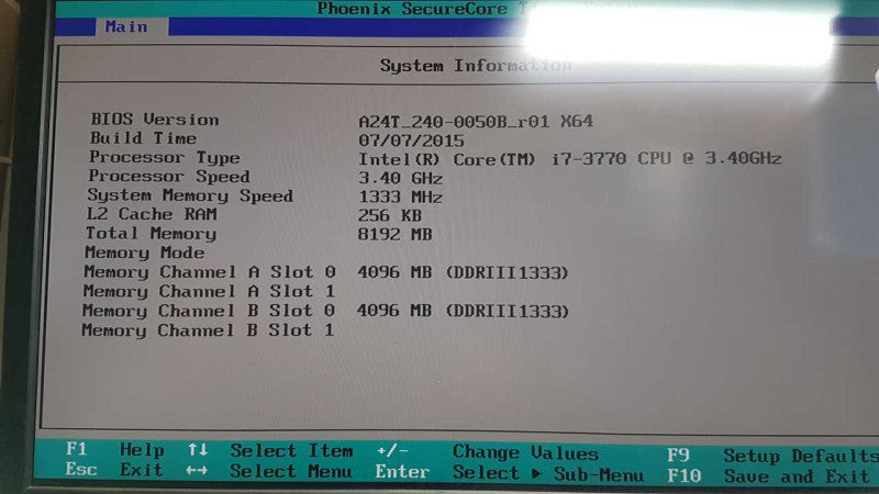 avigilon hd video appliance pro VMA-AS1-24P i7-3770 / 8gb ram / no HDDs #