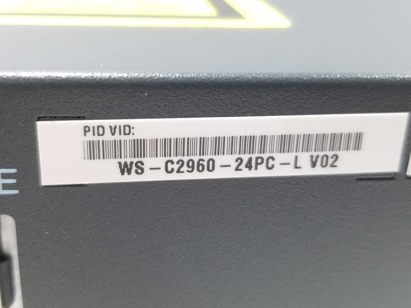 Cisco WS-C2960-24PC-L 24 Port POE Switch Dual Gigabit Uplinks, FCTY RESET, QTY ~