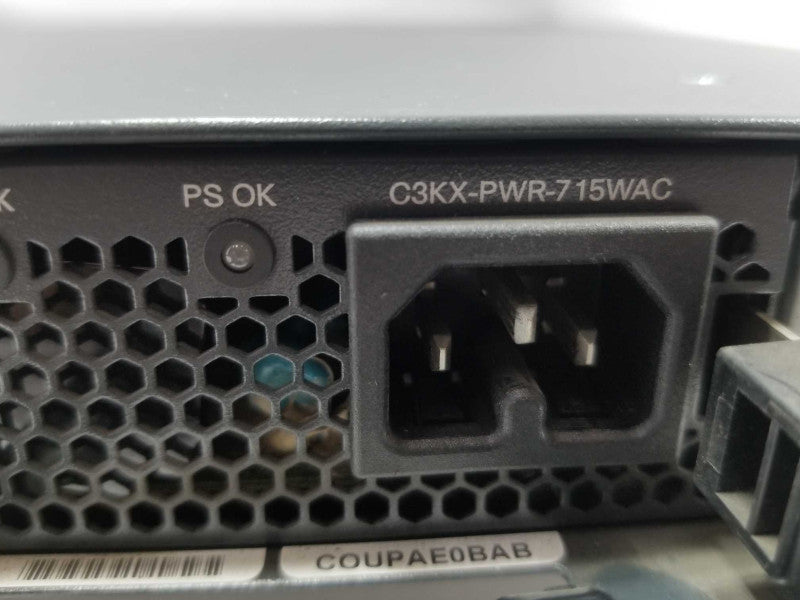 Cisco WS-C3560X-24P-S 24 10/100/1000 Ethernet PoE+ Ports PWR-715WAC ~