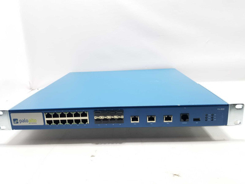 Palo Alto PA-3020 Networks Security Appliance with Brackets, AS-IS ~
