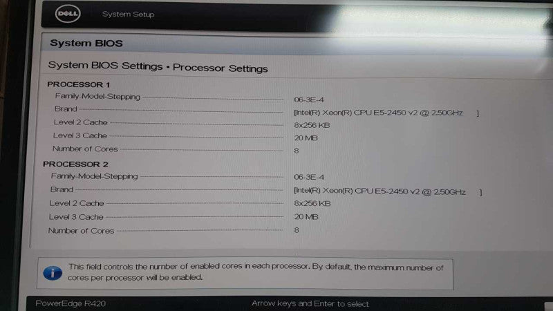 Dell Poweredge R420 2x Xeon E5-2450 V2 @ 2.50ghz / 24gb ram / H310 Mini Raid #