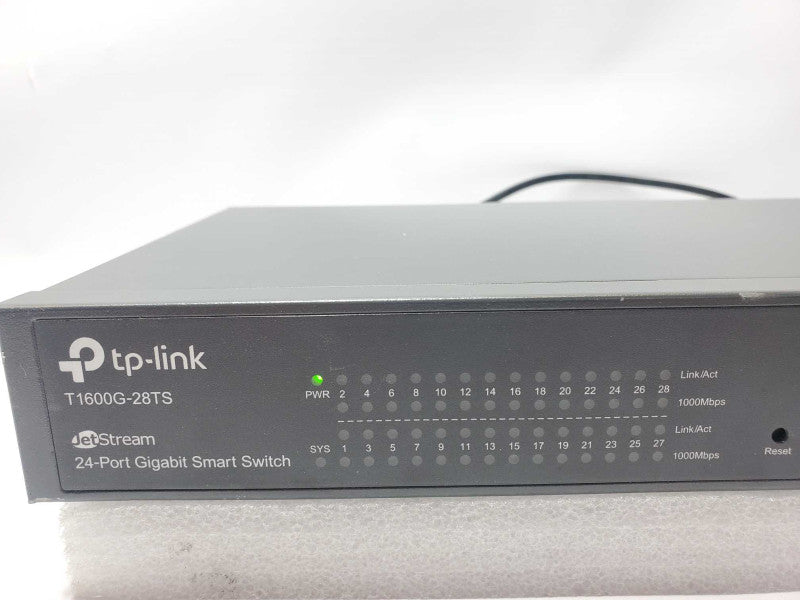 TP-Link JetStream T1600G-28TS 24-Port Gigabit Smart Switch _