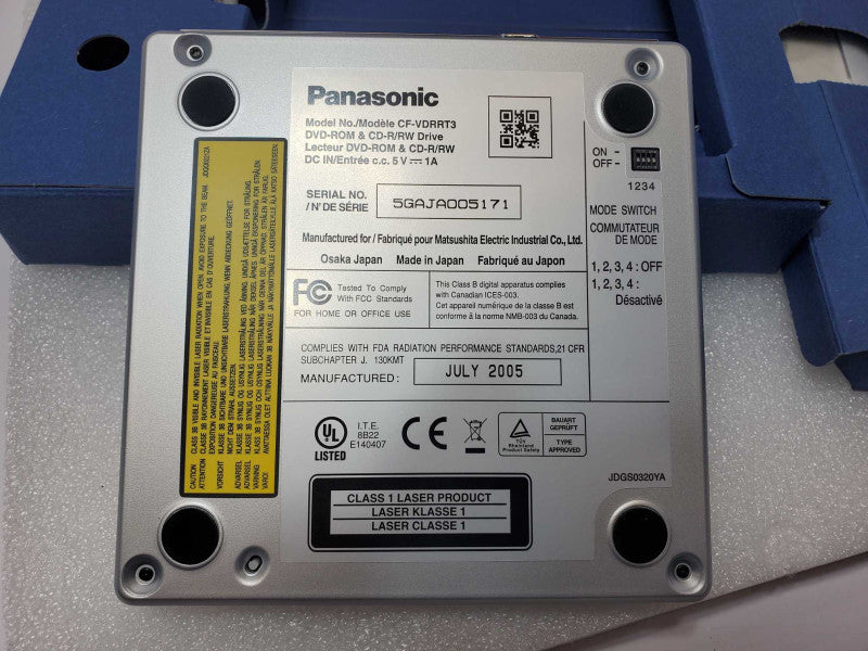 Panasonic CF-VDRRT3W lecture DVD-ROM&CD-R/RW _