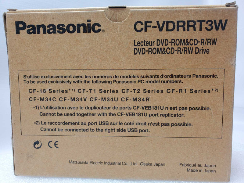 Panasonic CF-VDRRT3W lecture DVD-ROM&CD-R/RW _