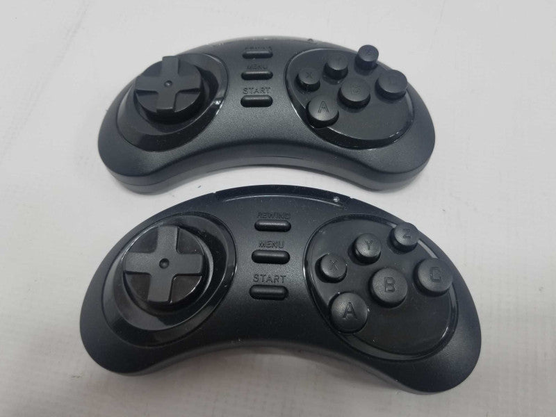 Sega Genesis Flashback  AtGames 85 built in games HDMI 2x wireless controllers ~