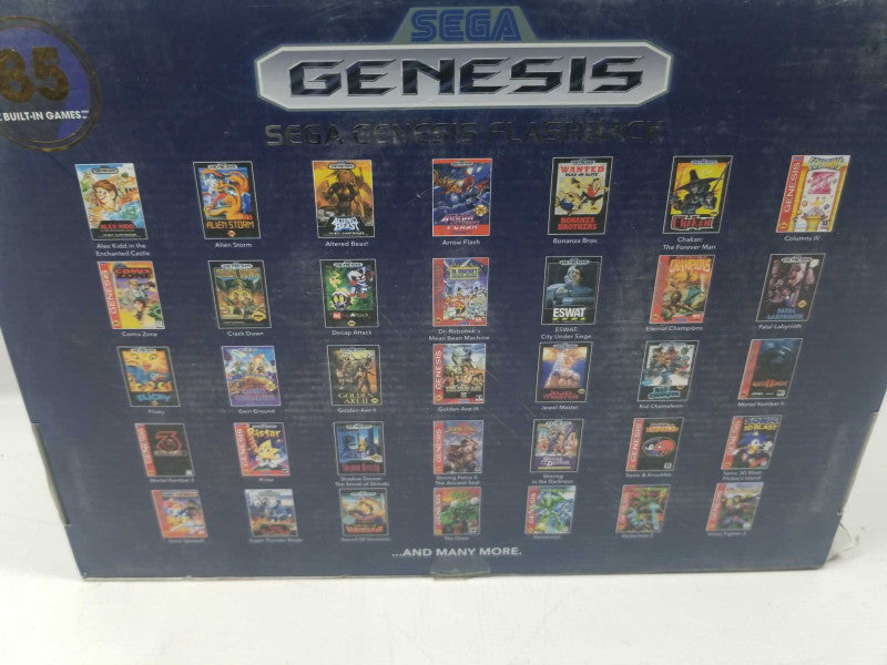 Sega Genesis Flashback  AtGames 85 built in games HDMI 2x wireless controllers ~