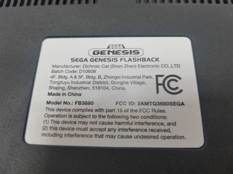 Sega Genesis Flashback  AtGames 85 built in games HDMI 2x wireless controllers ~