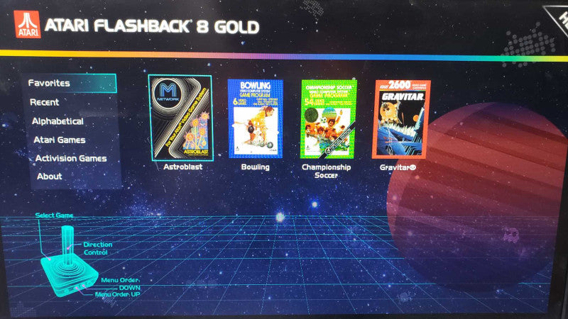 Atari 40Th Anniversary Flashback 8 Gold HD AR3620 w/ power adapter[