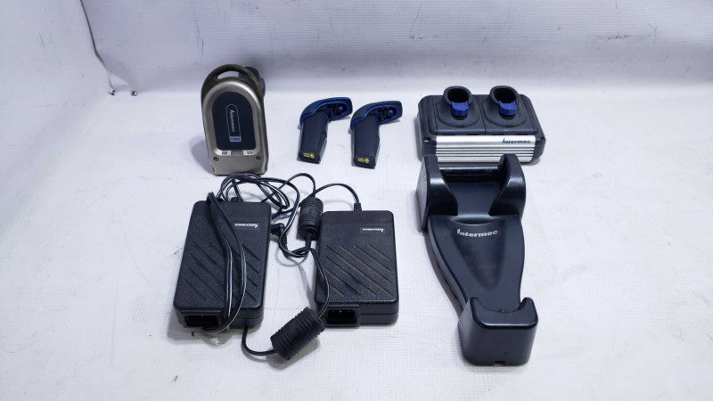 Intermec SR61B Bluetooth Handheld Scanner SR61BHP-002 2x Battery, charger [