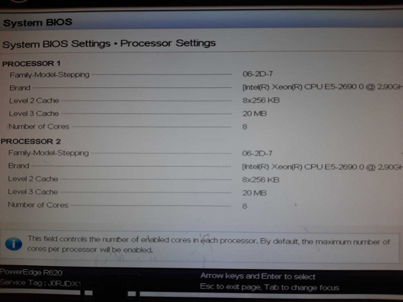Dell PowerEdge R620 2x Xeon E5-2690 @ 2.90GHz - No RAM/HDD/Caddies +