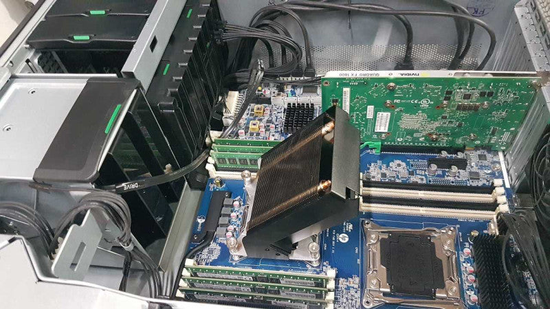 HP Z840 Xeon E5- 2630 v.3 @ 2.40 GHz 48gb RAM/ quadro fx 1800 gpu #