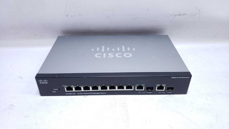 Cisco Small Business SG300-10P 10-Port PoE Managed Gigabit Switch [