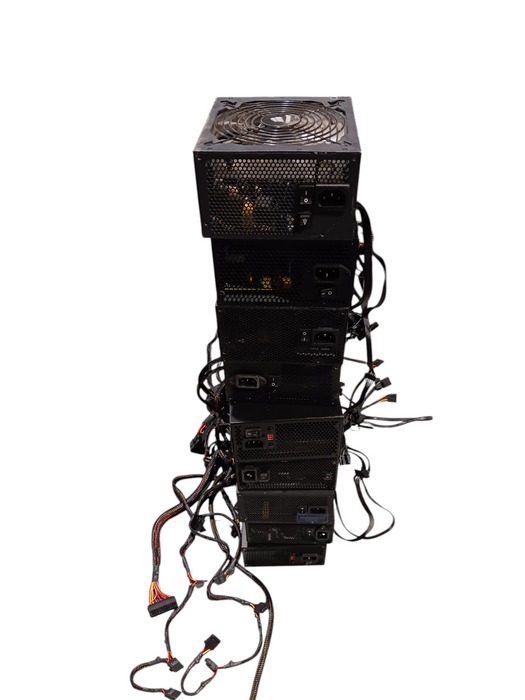 Lot of 10x Assorted Untested Desktop Power Supplies