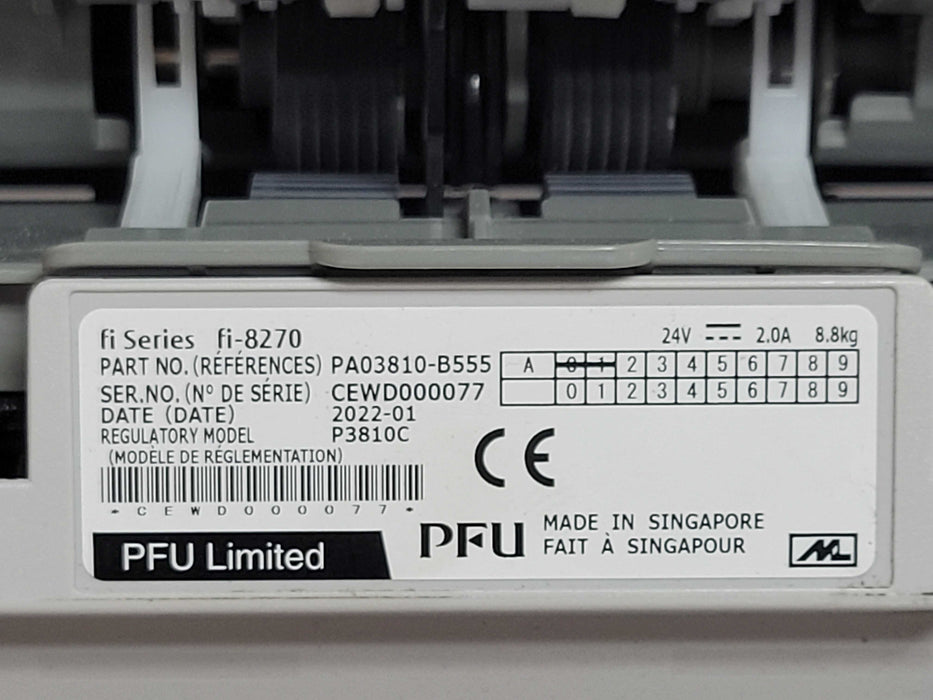 Fujitsu fi-8270 Flatbed Document Image Scanner, READ  _
