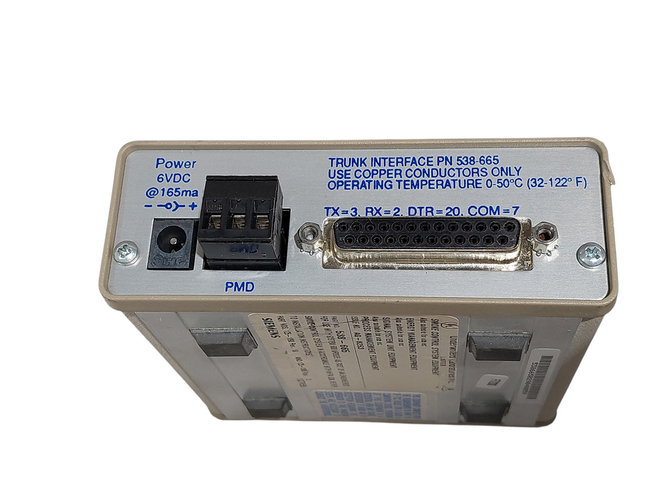 Landis & Gyr SiemensTrunk Interface 2 PN: 538-665 =