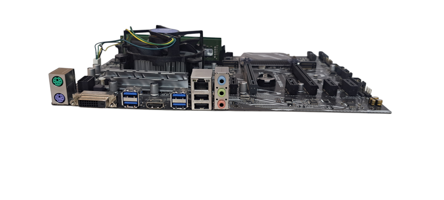 ASUS PRIME Z270-P W/i7-7700 CPU Fan & 16GB DDR4 RAM | No Shield