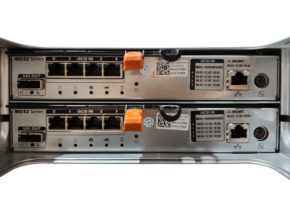 Dell MD3200i 12x 3.5" Bay drive Array, 2x MD32 Series controllers, 2x PSU