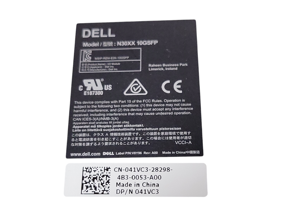 Dell Networking N30XX 10Gb SFP Expansion Module 041VC3 _