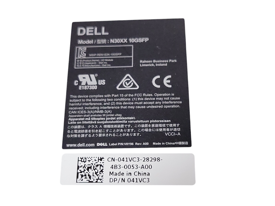 Dell Networking N30XX 10Gb SFP Expansion Module 041VC3  !