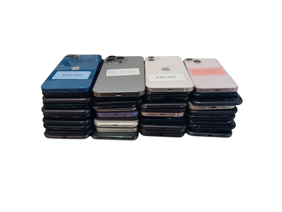 Lot of 40x Apple iPhone's [X & Up | B/C Condition][PAC-10]