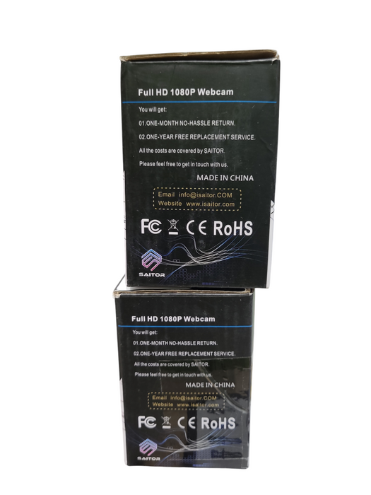 Lot 2x SAITOR Full HD Webcam