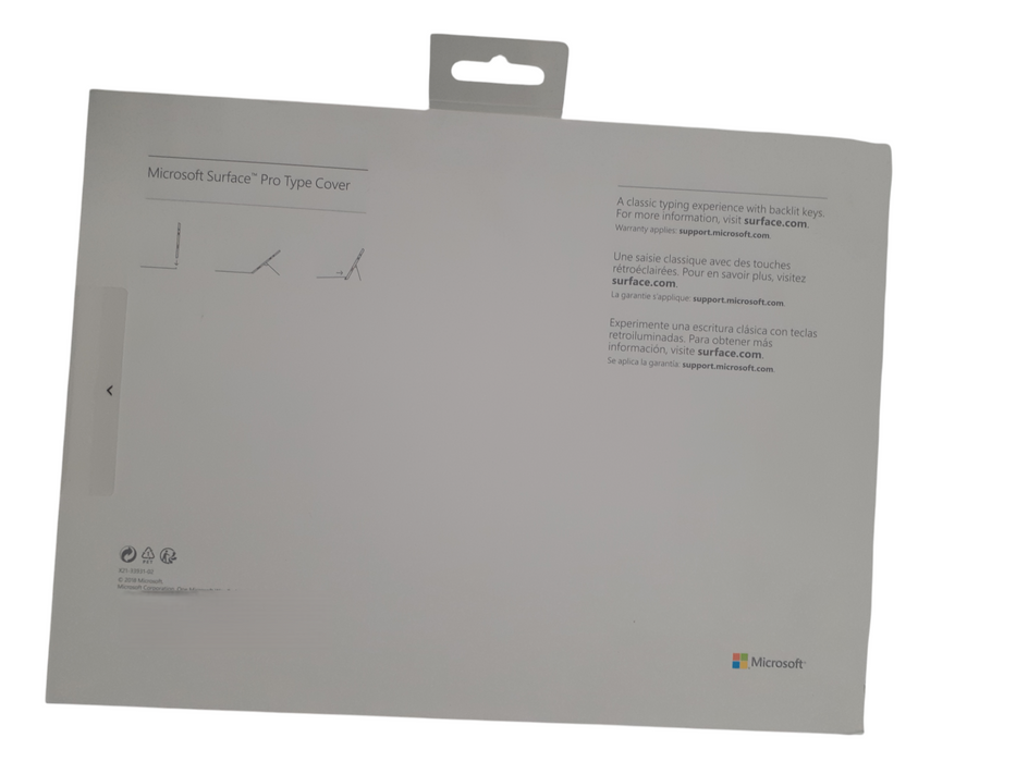 Microsoft Surface Pro 4 Type cover Keyboard Model 1725
