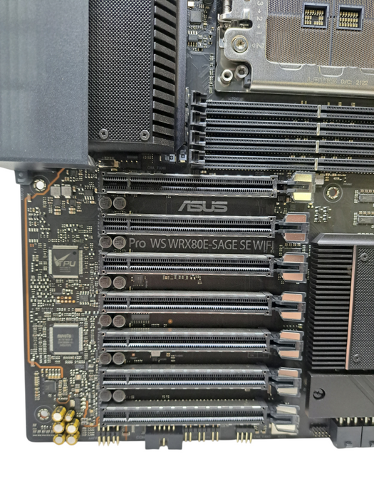 ASUS Pro WS WRX80E-SAGE SE WiFi AMD sWRX8 Workstation Motherboard *READ* )