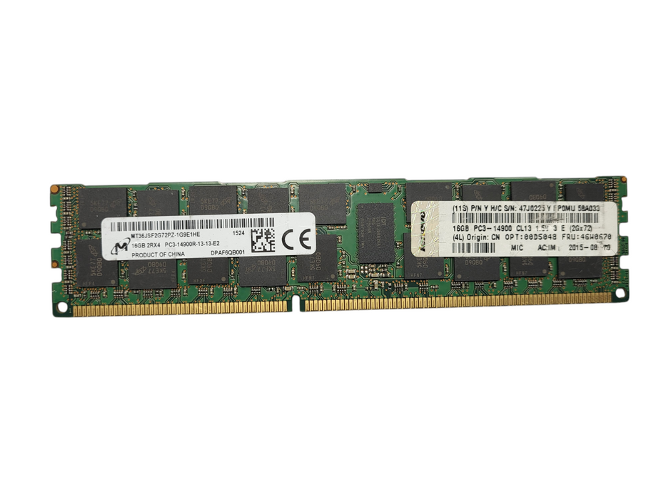 Various brands 16GB 2RX4 PC3-14900R Server Memory Q$