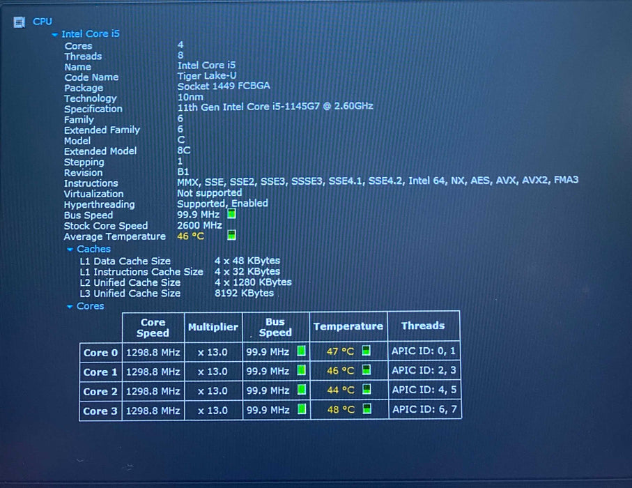Dell Latitude 5420 Core i5-1145G7@2.60GHz vPRO 16GB RAM 256GB SSD  Lap200