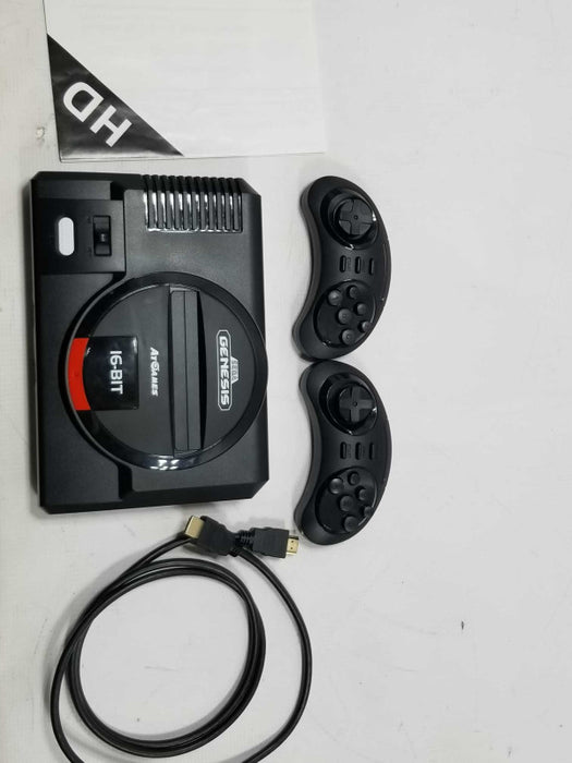 Sega Genesis Flashback  AtGames 85 built in games HDMI 2x wireless controllers ~
