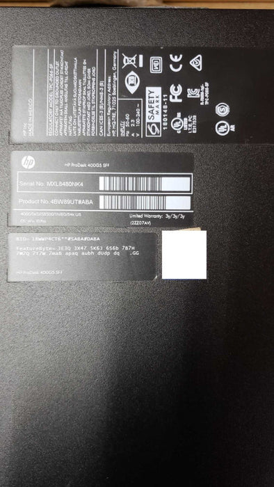 HP ProDesk 400 G5 SFF i5-8500@3GHz 8GB DDR4  [