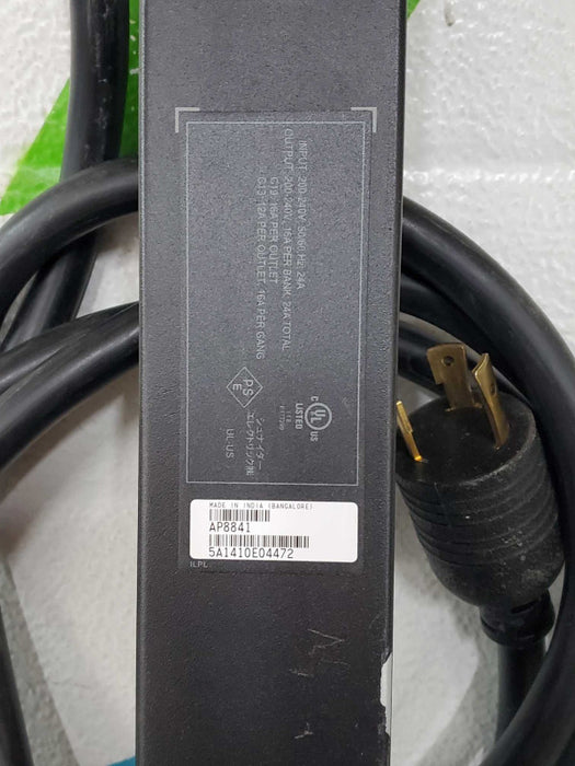 APC AP8841 Rack PDU Metered, Zero U,30A 200/208V 36x C13 & 6x C19 L6-30P _
