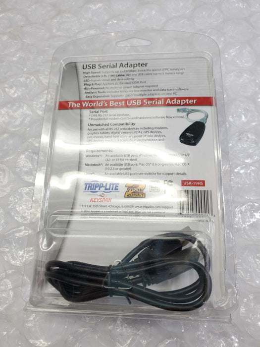 Brand New Tripp Lite Keyspan USA-19HS Adapter . QTY )