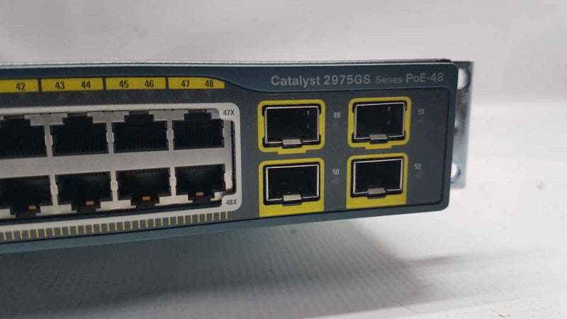Cisco Catalst 2975GS series PoE-48 WS-C2975GS-48PS-L  48-PORT PoE GIGABIT #