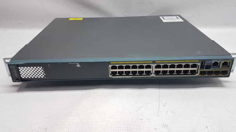 Cisco Catalyst 2960-S Series PoE+ WS-C2960S-24PS-L / Factory Reset #