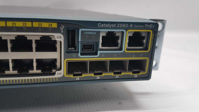 Cisco Catalyst 2960-S Series PoE+ WS-C2960S-24PS-L / Factory Reset #