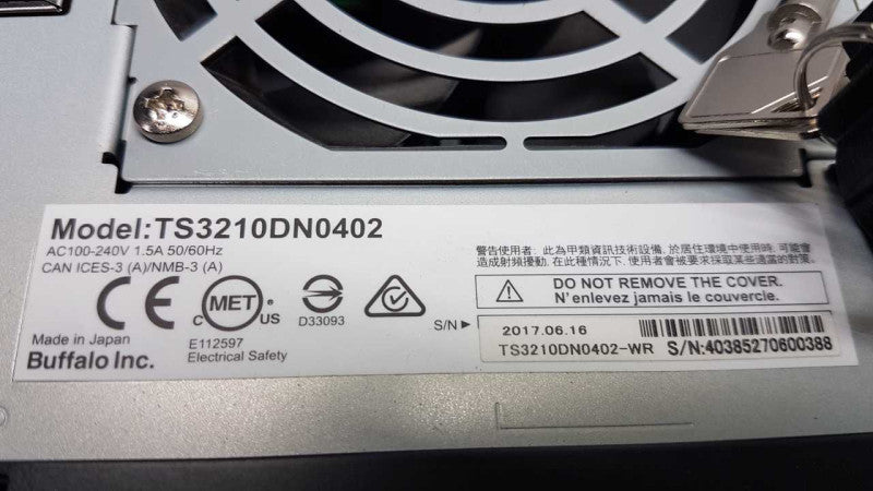 TeraStation 3210DN TS3210DN0402 Nas / see notes #