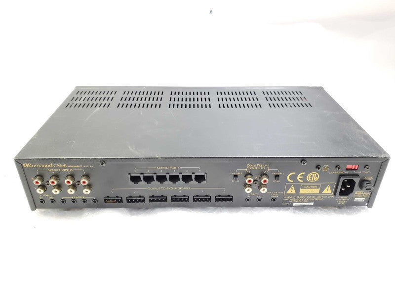 Russound CA6.4i 6 Zone - 4 Source Central Controller Amplifier AS-IS )