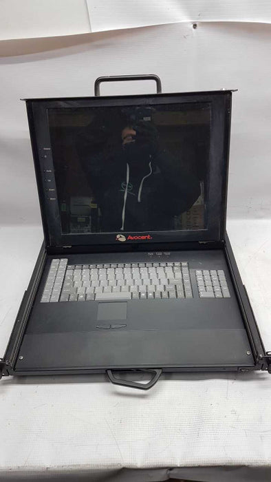 Avocent LCD17-001 VGA/PS2 Dual-Rail Rack Console  #