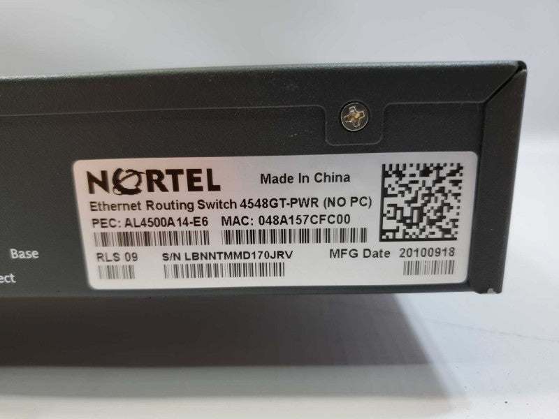 AVAYA 4548GT-PWR 48 Port Ethernet Routing Switch *QTY* (