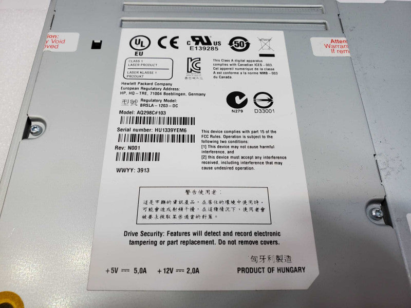 C0H28A / 706825-001 - HP MSL Ultrium 6250 LTO6 HH FC Drive (