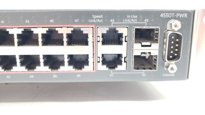 Nortel / Avaya 4550T-PWR - 48 Port Ethernet Routing PoE Switch - AL4500A12-E6 [
