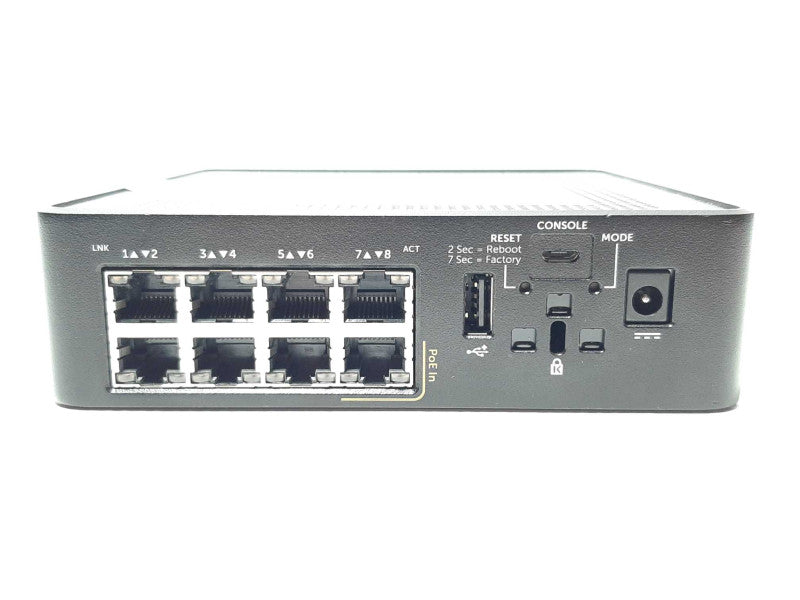 DELL X1008P 8-Port POE W/ PS 123W VLAN DNS DHCP LAYER 2+ MANAGED SWITCH +