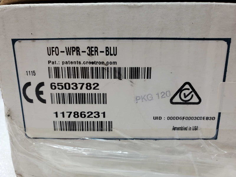 Crestron UFO-WPR-3ER-BLU Waterproof Remote w/ UFO-WPR-3ER-DS-BLU _