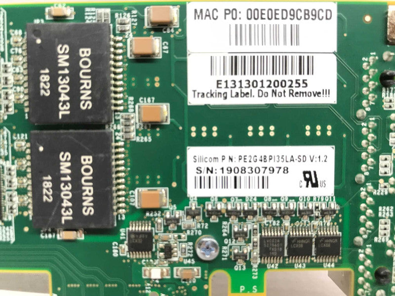 Silicom PE2G4BPI35LA-SD Quad Port PCI-E Ethernet Bypass Card Low Profile +